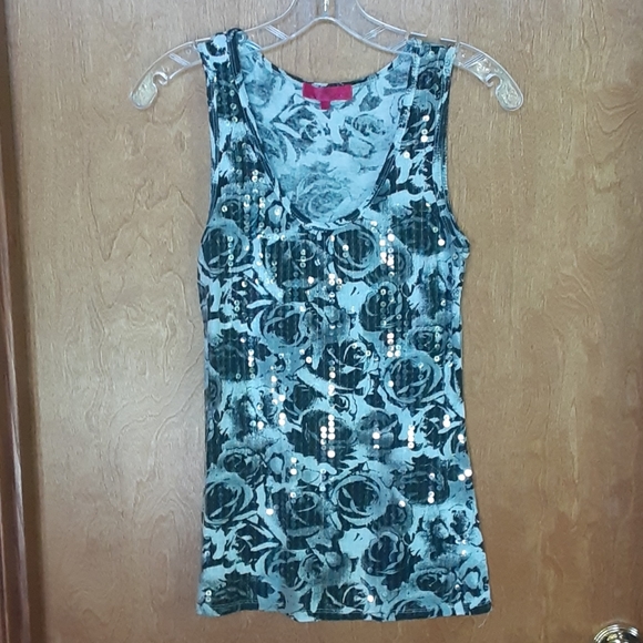 SEQUIN TANK - Picture 1 of 4